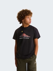 The North Face Black Boys Mountain Back Graphic T-Shirt - Image 1 of 4