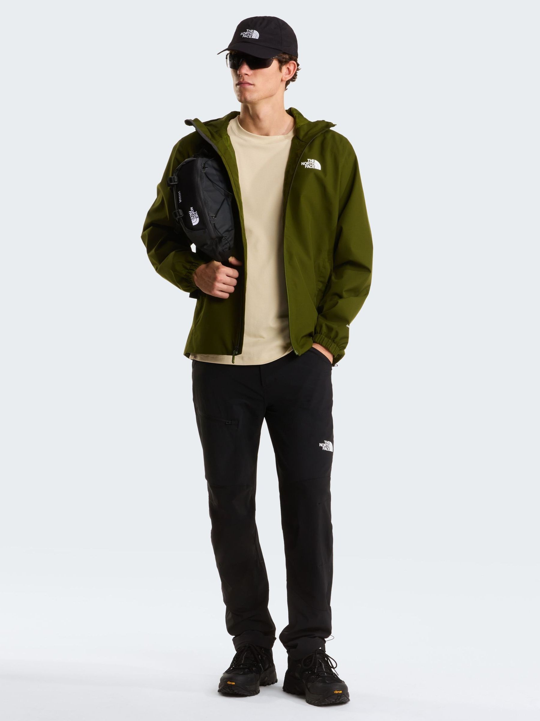 Buy The North Face Olive Green Quest Mono Rain Jacket from Next USA