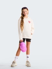 Cream - The North Face Proud Graphic Entspannter Hoodie für Mädchen - Bild 3 von 3