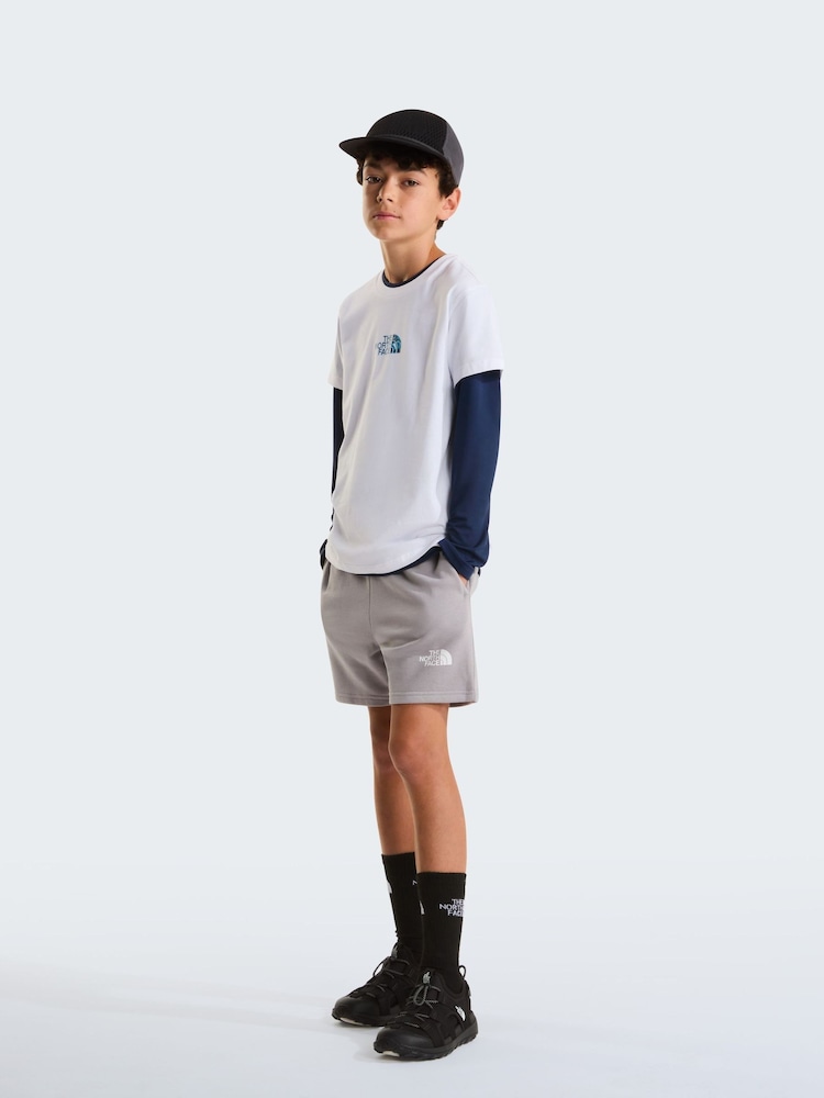 The North Face White Liquid Logo Graphic Relaxed T-Shirt - Image 5 of 5