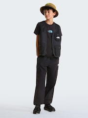 The North Face Black Liquid Logo Graphic Relaxed T-Shirt - Image 4 of 4