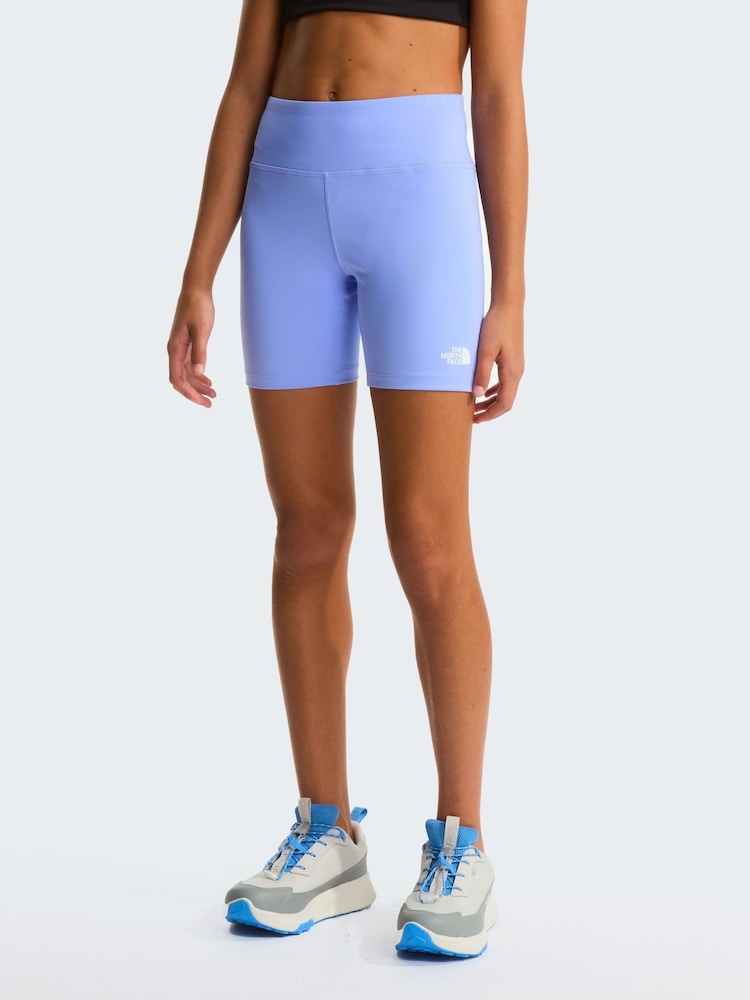 The North Face Blue Girls Flex 5inch Shorts - Image 1 of 4