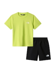 The North Face Green Kids 24/7 TShirt Shorts Set - Image 9 of 10