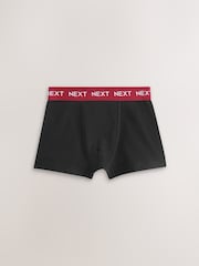 Black with Autumnal Colours Waistband Trunks 5 Pack (1.5-16yrs) - Image 6 of 9