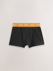 Black with Autumnal Colours Waistband Trunks 5 Pack (1.5-16yrs) - Image 7 of 9