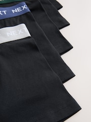 Black with Autumnal Colours Waistband Trunks 5 Pack (1.5-16yrs) - Image 9 of 9