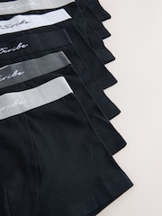 Black Subscribe Waistband Trunks 7 Pack (2-16yrs) - Image 11 of 11