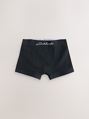 Black Subscribe Waistband Trunks 7 Pack (2-16yrs) - Image 2 of 11