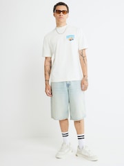 River Island Cream Regular Fit Lemon Sardine T-Shirt - Image 4 of 6