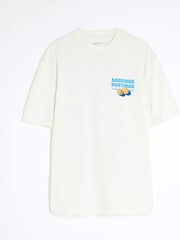 River Island Cream Regular Fit Lemon Sardine T-Shirt - Image 5 of 6