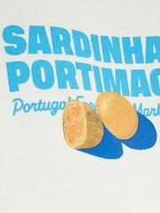 River Island Cream Regular Fit Lemon Sardine T-Shirt - Image 6 of 6