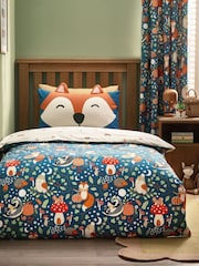 Catherine Lansfield Fox and Woodland Friends Duvet Cover Set - صورة 1 من 4