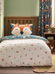 Catherine Lansfield Fox and Woodland Friends Duvet Cover Set - صورة 2 من 4