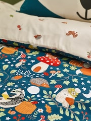 Catherine Lansfield Fox and Woodland Friends Duvet Cover Set - صورة 4 من 4