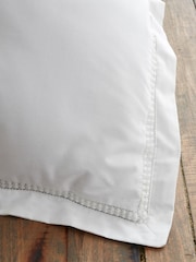 Bianca White Oxford Lace Trim 200 Thread Count Duvet Cover Set - Image 5 of 5