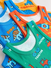 Pestrobarevné postavičky - Sada 5 bavlněných tílek (1.5-8let) - Obrázek 8 z 10