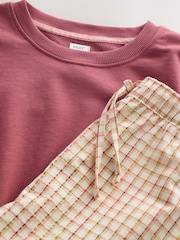 Red Sweatshirt and Textured Bottoms Pyjamas - Image 7 of 8