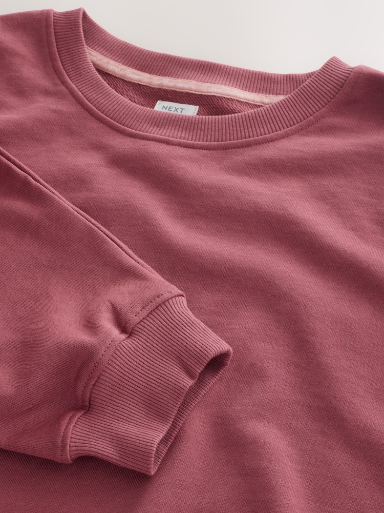 Red Sweatshirt and Textured Bottoms Pyjamas - Image 8 of 8