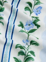 Blue Floral Cosy Long Sleeve Pyjamas - Image 8 of 8