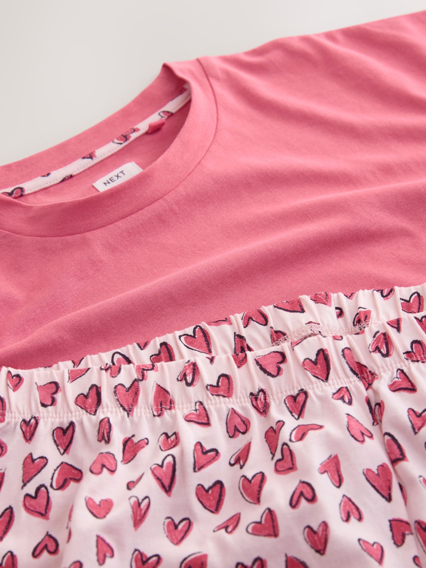 Buy Red Heart Cotton Short Sleeve Pyjamas from the Next UK online shop