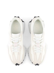 New Balance White 327 Trainers - Image 11 of 14