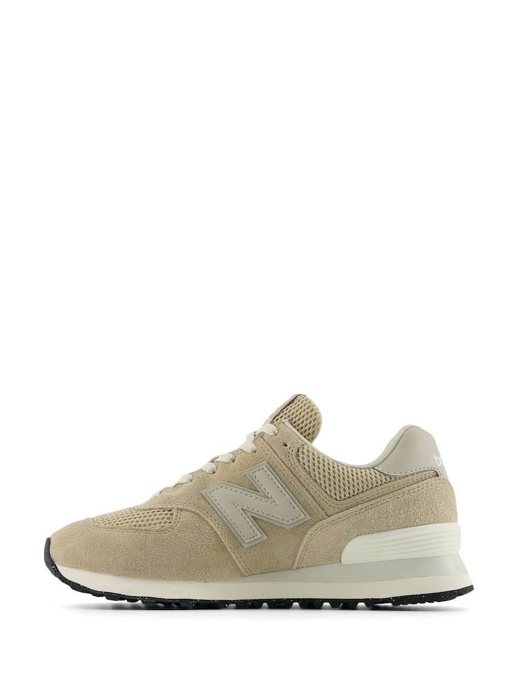 New Balance Beige 574 Trainers - Image 2 of 10