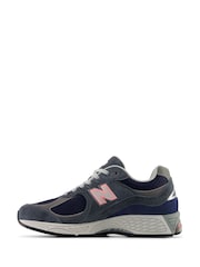 New Balance Grey/Pink /Yellow 2002 Trainers - Image 2 of 6