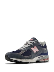 New Balance Grey/Pink /Yellow 2002 Trainers - Image 4 of 6