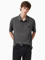 AllSaints Xander Short Sleeve Polo Shirt - Bild 1 von 8