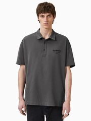 AllSaints Xander Short Sleeve Polo Shirt - Bild 2 von 8