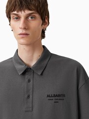 AllSaints Xander Short Sleeve Polo Shirt - Bild 6 von 8