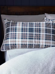 Catherine Lansfield Cosy Sherpa Check Duvet Cover Set - صورة 2 من 4