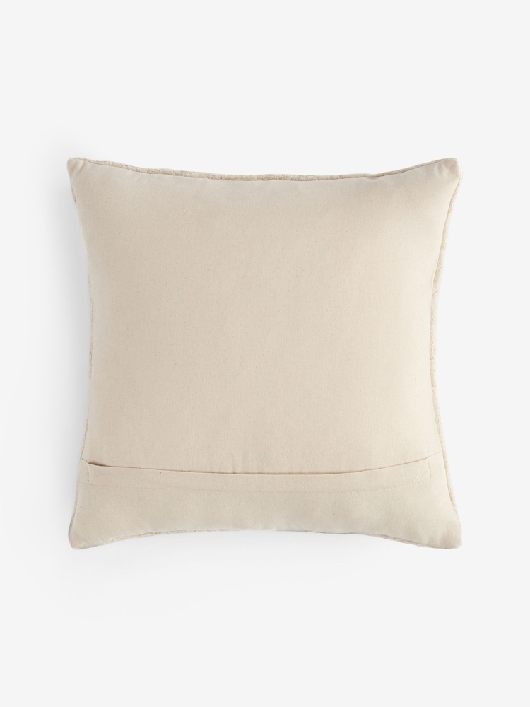 Nina Campbell Natural Floral Jacquard Cushion - Image 2 of 2