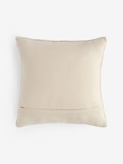 Nina Campbell Natural Floral Jacquard Cushion - Image 5 of 5