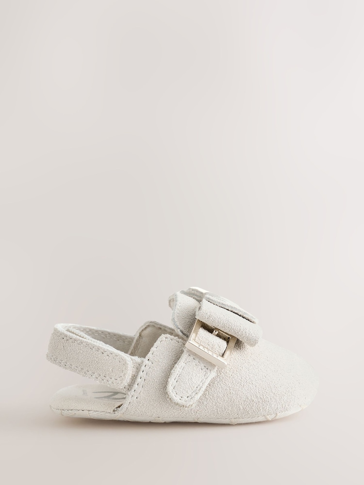 Natural - Baker by Ted Baker Baby Mule Clog Bow Padders Sandals - Imaginea 2 din 6