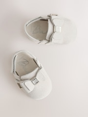 Natural - Baker by Ted Baker Baby Mule Clog Bow Padders Sandals - Imaginea 5 din 6