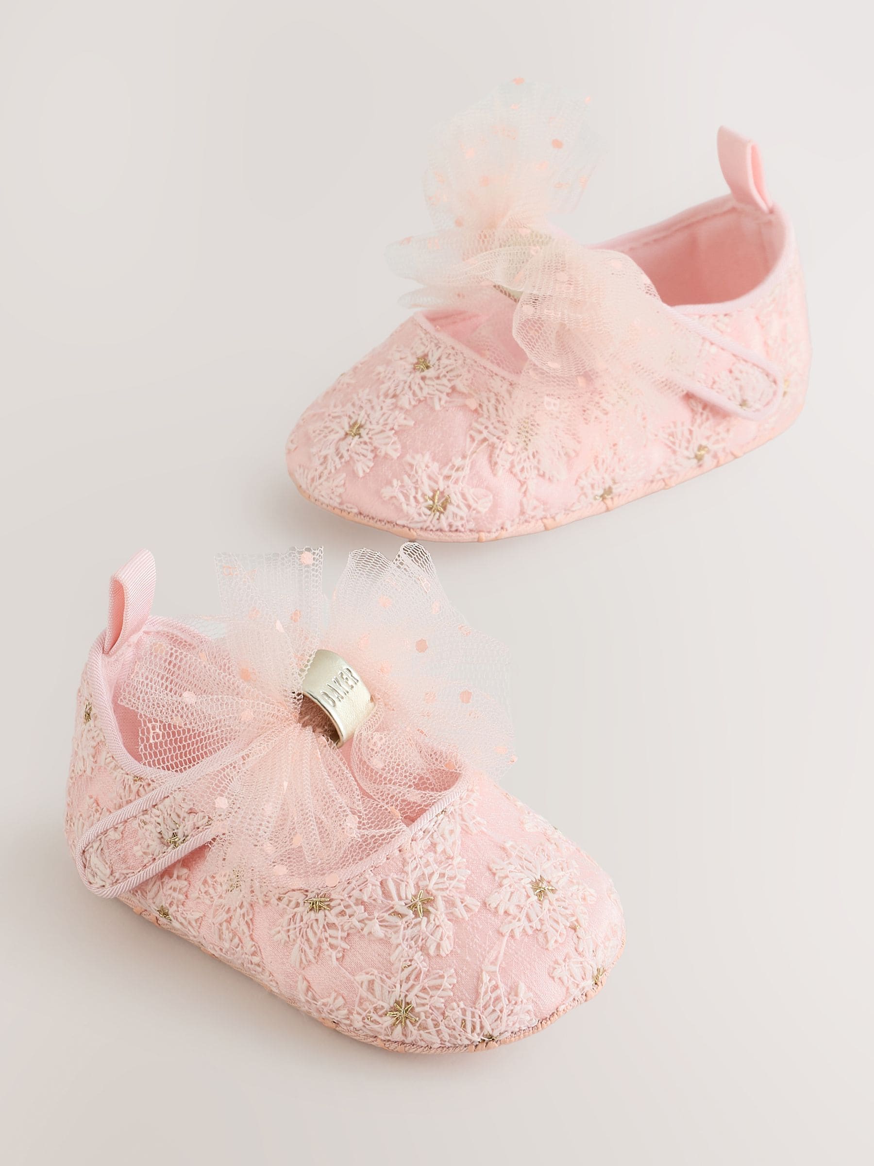 Baker by Ted Baker Baby Occasion Corsage Mary Jane Padder Shoes view 1