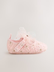 Baker by Ted Baker Baby Occasion Corsage Mary Jane Padder Shoes - Image 2 of 6