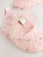 Baker by Ted Baker Baby Occasion Corsage Mary Jane Padder Shoes - Image 3 of 6
