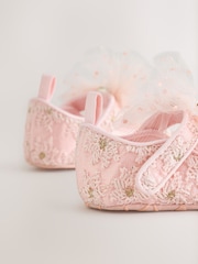 Baker by Ted Baker Baby Occasion Corsage Mary Jane Padder Shoes - Image 4 of 6