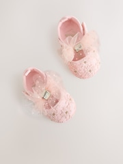 Baker by Ted Baker Baby Occasion Corsage Mary Jane Padder Shoes - Image 5 of 6