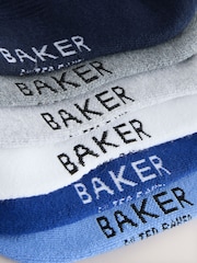 Baker by Ted Baker Ribbed Cushioned Sole Socks 6 Pack - Image 10 of 10