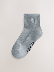 Baker by Ted Baker Ribbed Cushioned Sole Socks 6 Pack - Image 3 of 10