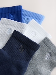 Baker by Ted Baker Ribbed Cushioned Sole Socks 6 Pack - Image 9 of 10