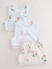 Baker by Ted Baker Crop Tops 3 Pack - Image 1 of 9