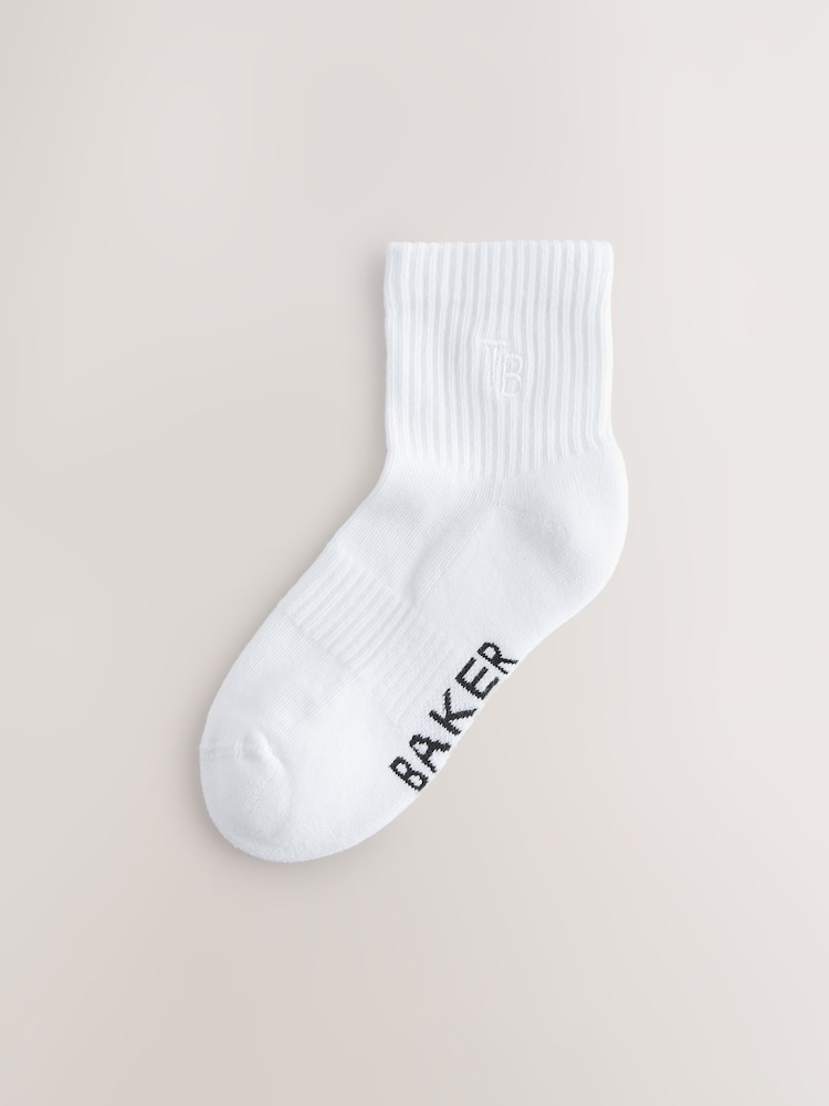 Baker by Ted Baker Ribbed Cushioned Sole Socks 6 Pack - Image 2 of 4
