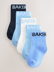 Baker by Ted Baker Ribbed Socks 5 Pack - Image 1 of 7