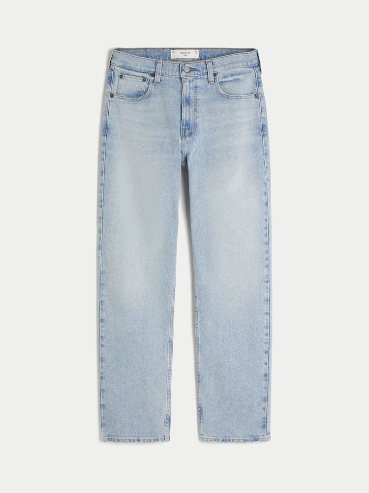 Calça Jeans Hollister Loose Blue Light Wash 5 com Bolso - Imagem 5 de 5