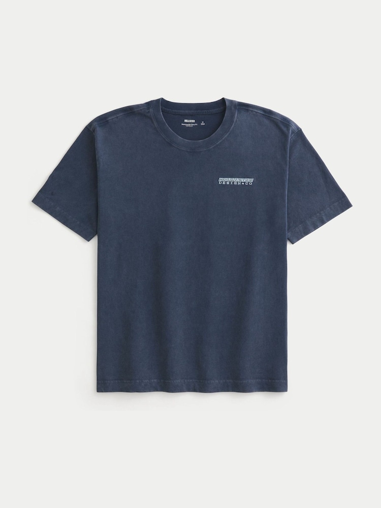 Hollister Logo Crew Neck T-Shirt - Imagen 3 de 3