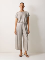 Jigsaw Gold Metallic Cap Sleeve Top - Image 1 of 6